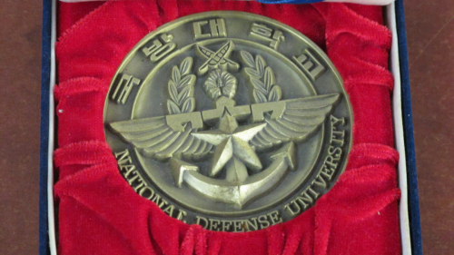 4.43. Gift from the National Defense University of the Republic of Korea.
