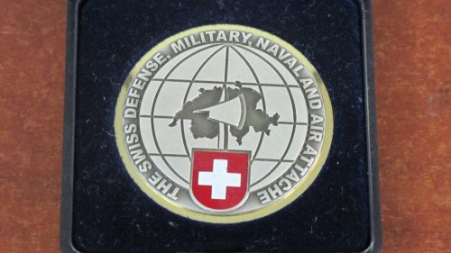 4.54. The Swiss Defense, Military, Naval and Air Attache. Gift from the Swiss Defense Attaché in Moscow.