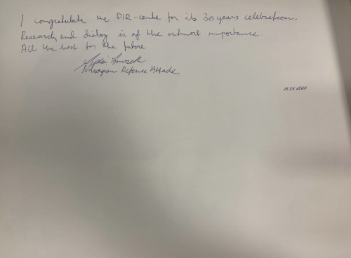 Э. Лимосет, военный атташе Норвегии, 15 мая 2024 г.